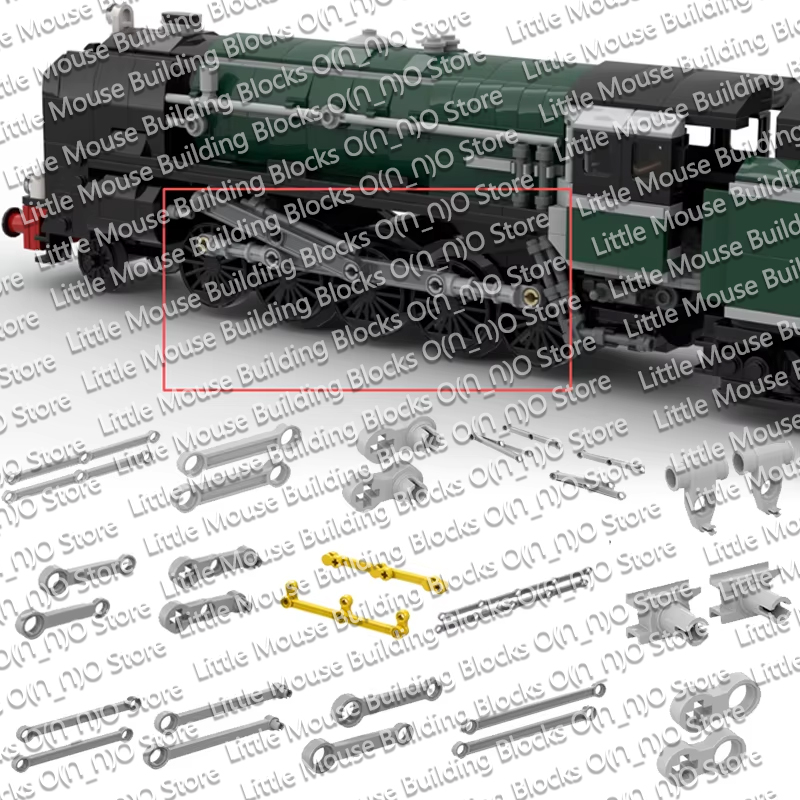 3D Printing Lego Bricks - QWERT Ruote standard per treni stampate