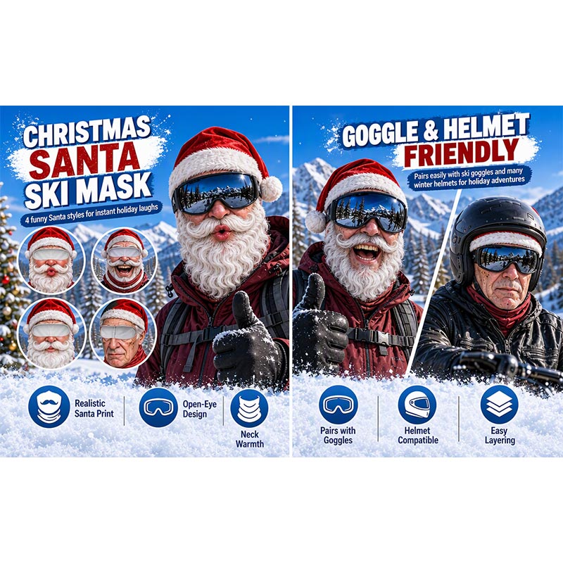 Maschera da Sci 3D Divertente  - 3D Printing Mask recensione e prezzo