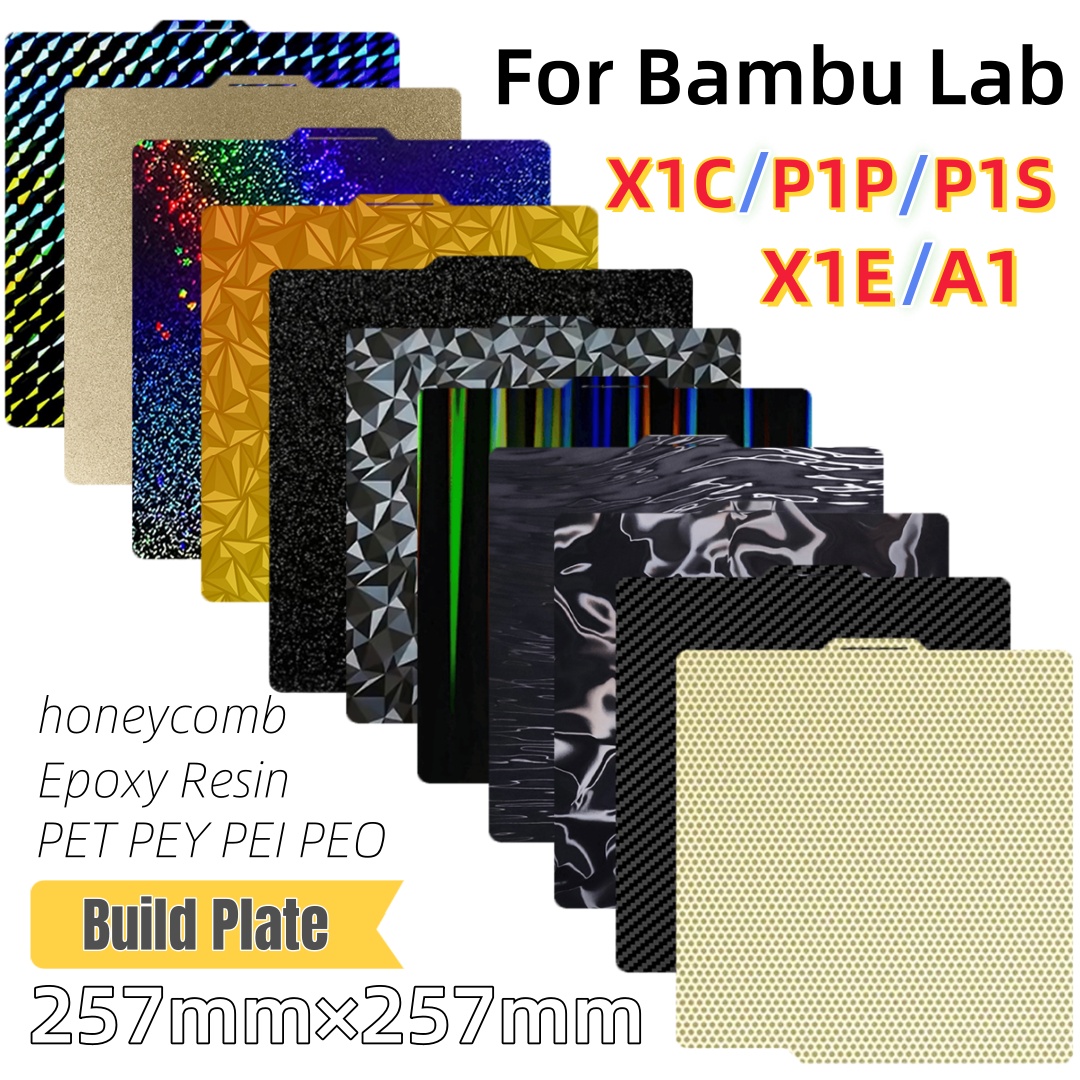Piastra di Costruzione 257x257 - 3D Printing Bambu Lab recensione e prezzo