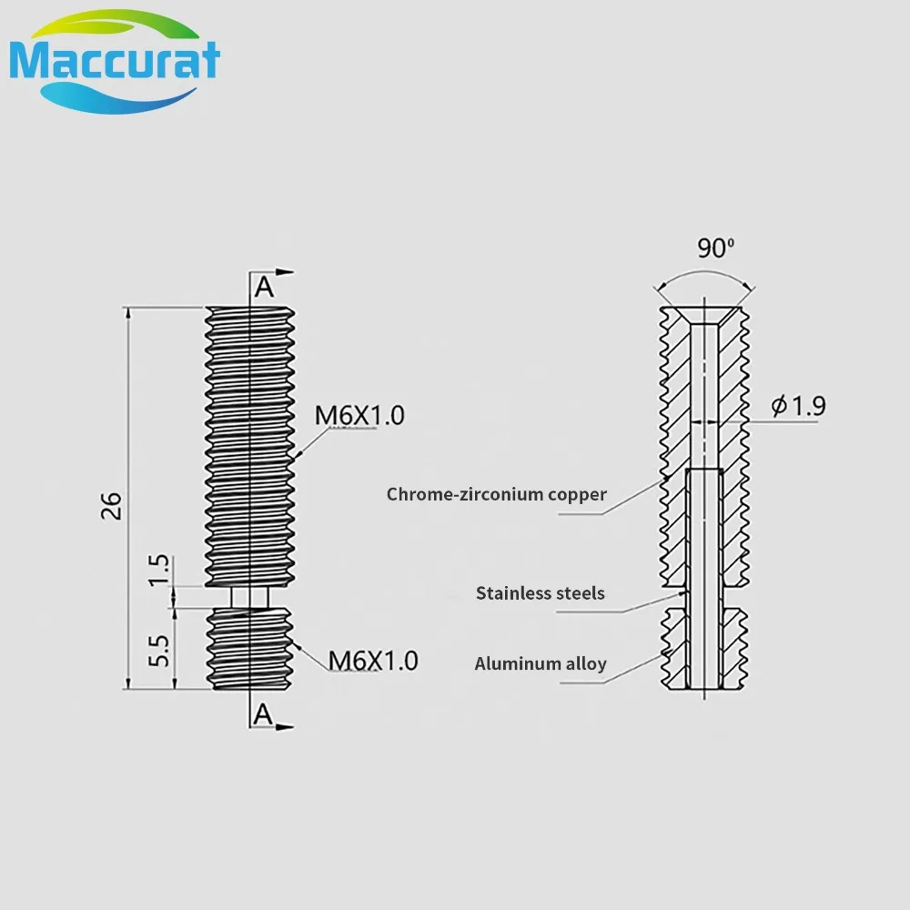MK8 Gola Rame Lega di titanio  - 3D Printing Industry recensione e prezzo