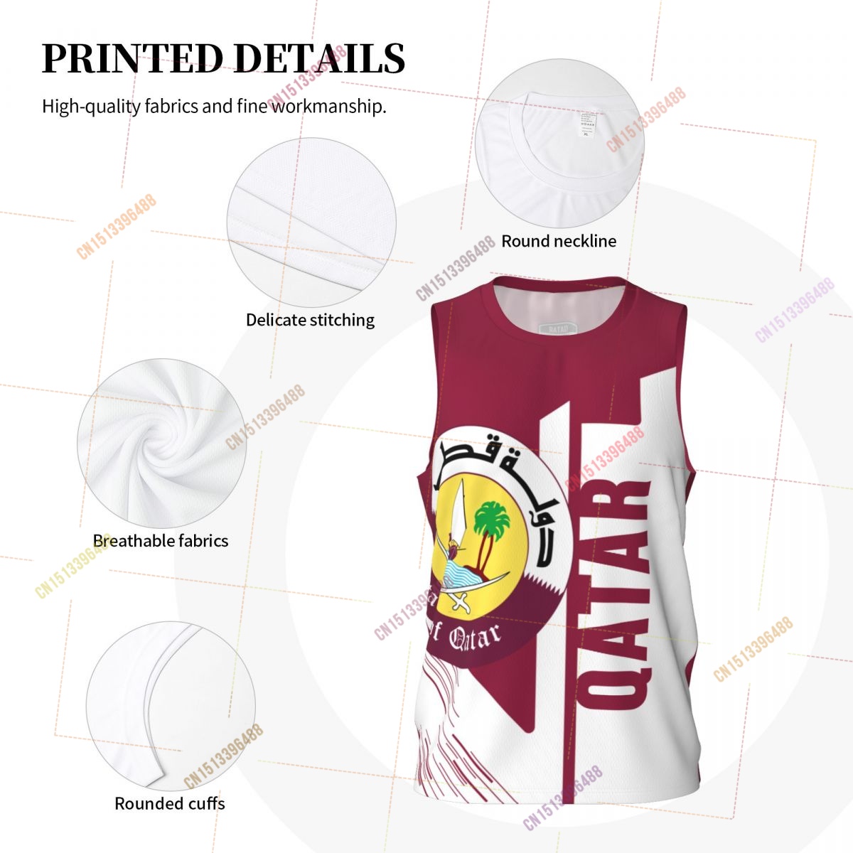 Magliette sportive con bandier - 3D Printing Qatar recensione e prezzo