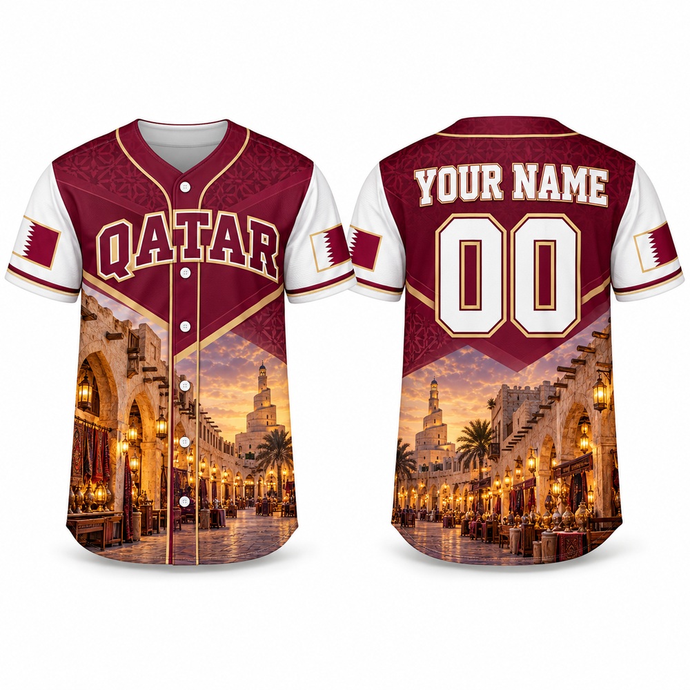 Maglia da baseball personalizz - 3D Printing Qatar recensione e prezzo